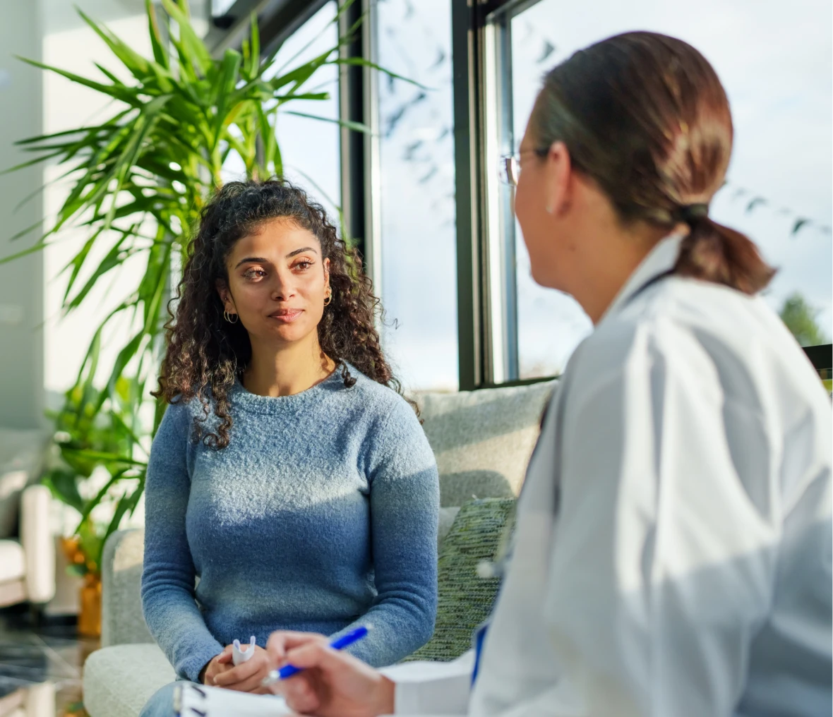 Doctor consulting with a patient